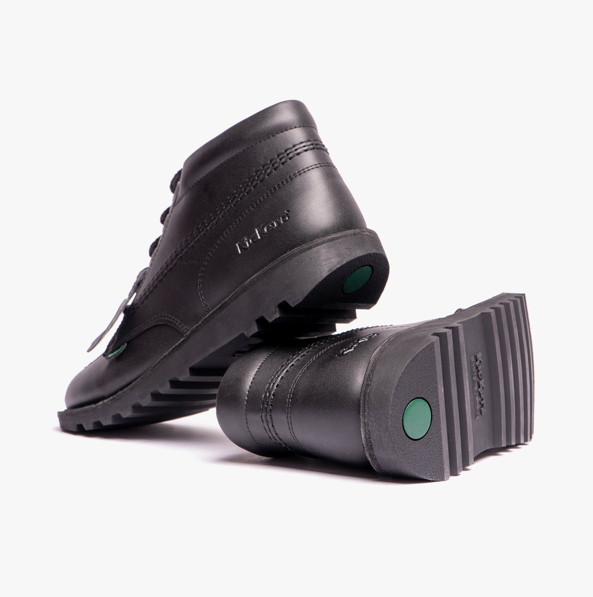 Kickers KICK HI VEGAN SYNT YU Unisex Kids School Shoes Black