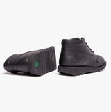 Kickers KICK HI VEGAN SYNT YU Unisex Kids School Shoes Black