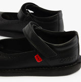 Kickers 117238 KOPI MJ BROGUE Junior Girls School Shoes Black