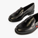 Kickers 114819 LACH Girls School Shoes Black