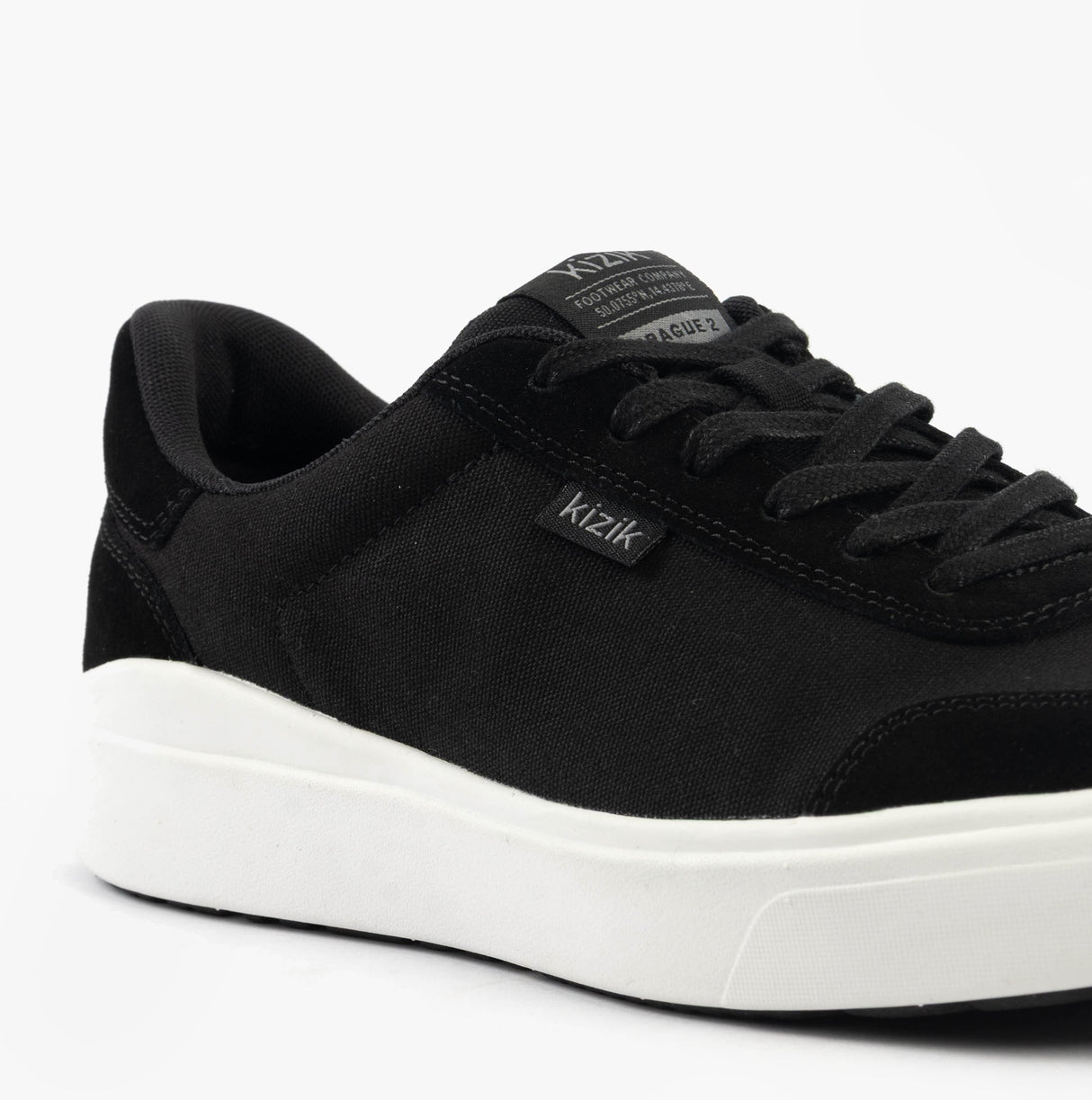 Kizik PRAGUE 2.0 Mens Trainers Black