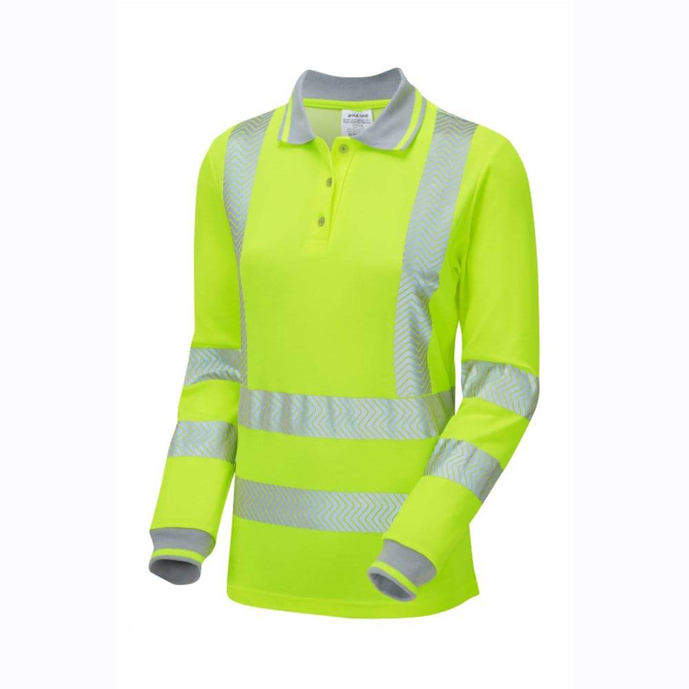 PULSAR LIFE LFE953 / LFE954 Ladies Long Sleeve Sustainable Hi-Vis Polo Shirt