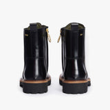 Barbour BLAKE Womens Hiker Boots Black Polido