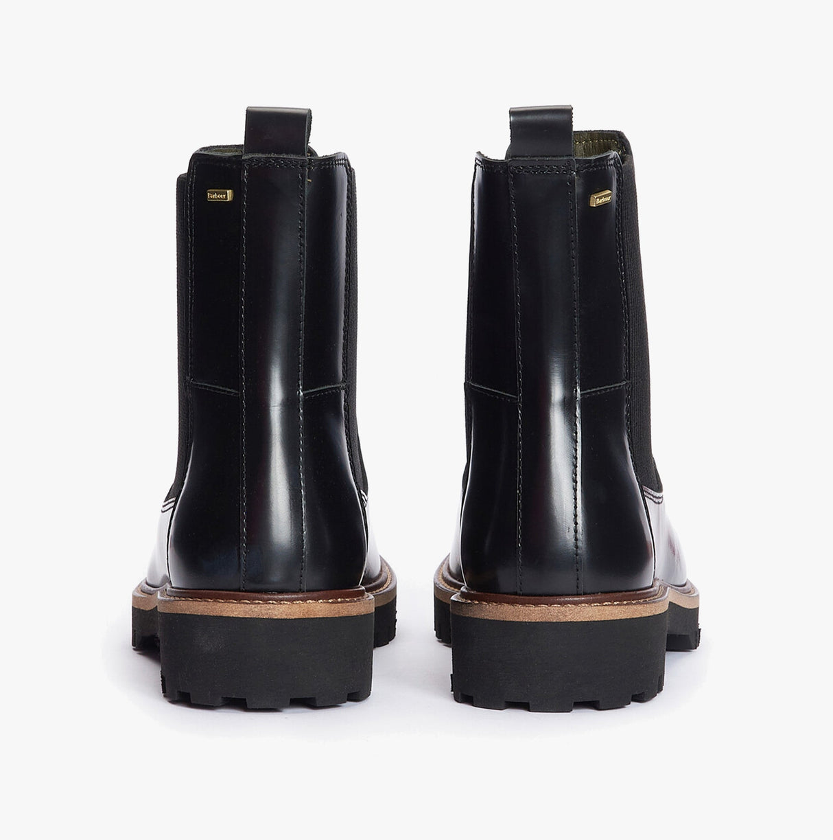 Barbour HARMBY Womens Chelsea Boots Black Polido