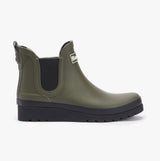 Barbour CLIFTON Womens Chelsea Wellies Olive/Black
