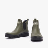 Barbour CLIFTON Womens Chelsea Wellies Olive/Black