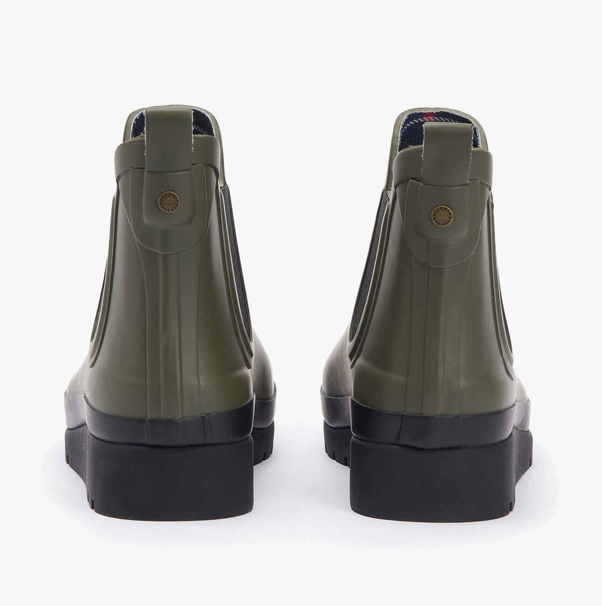 Barbour CLIFTON Womens Chelsea Wellies Olive/Black