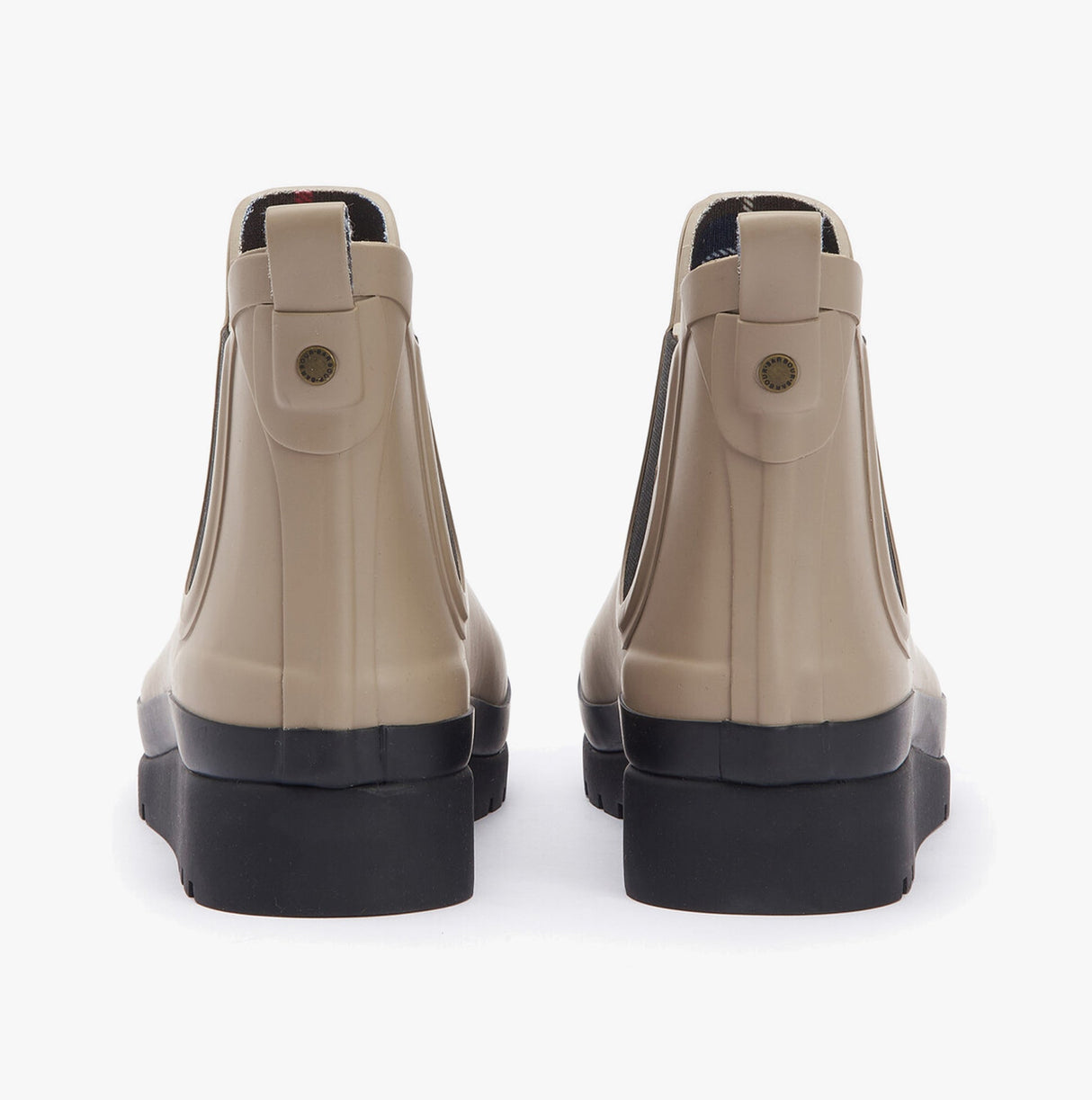 Barbour CLIFTON Womens Chelsea Wellies Light Trench/Black