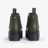 Barbour HALTON Womens Chelsea Wellies Olive/Black