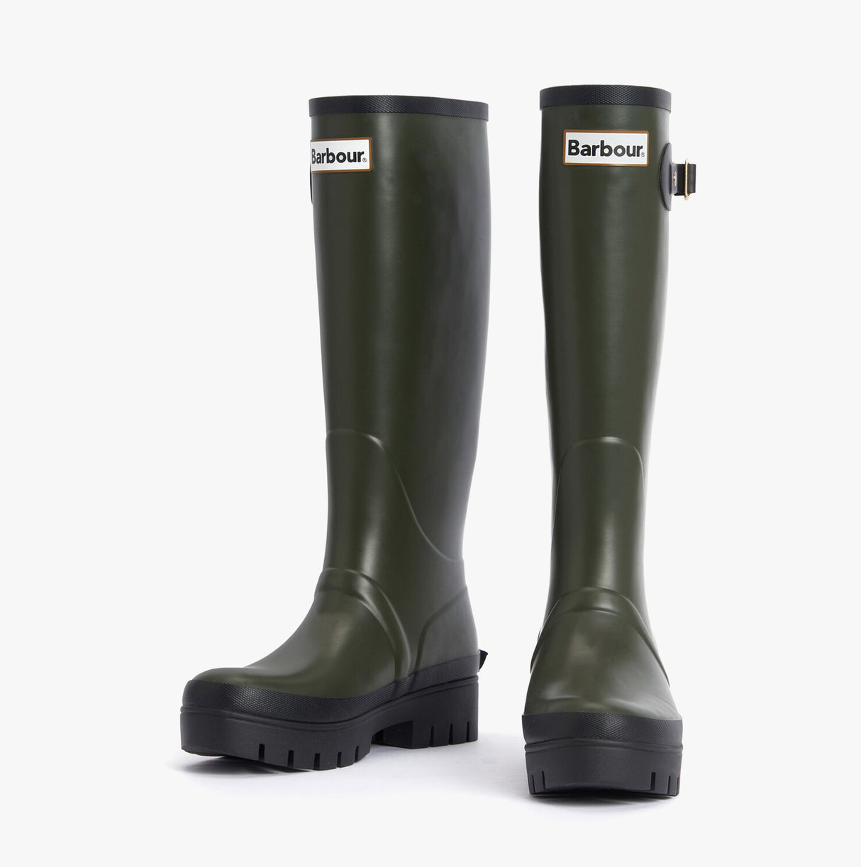 Barbour SNOWDON Womens Tall Wellies Olive/Black