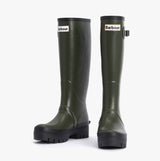 Barbour SNOWDON Womens Tall Wellies Olive/Black