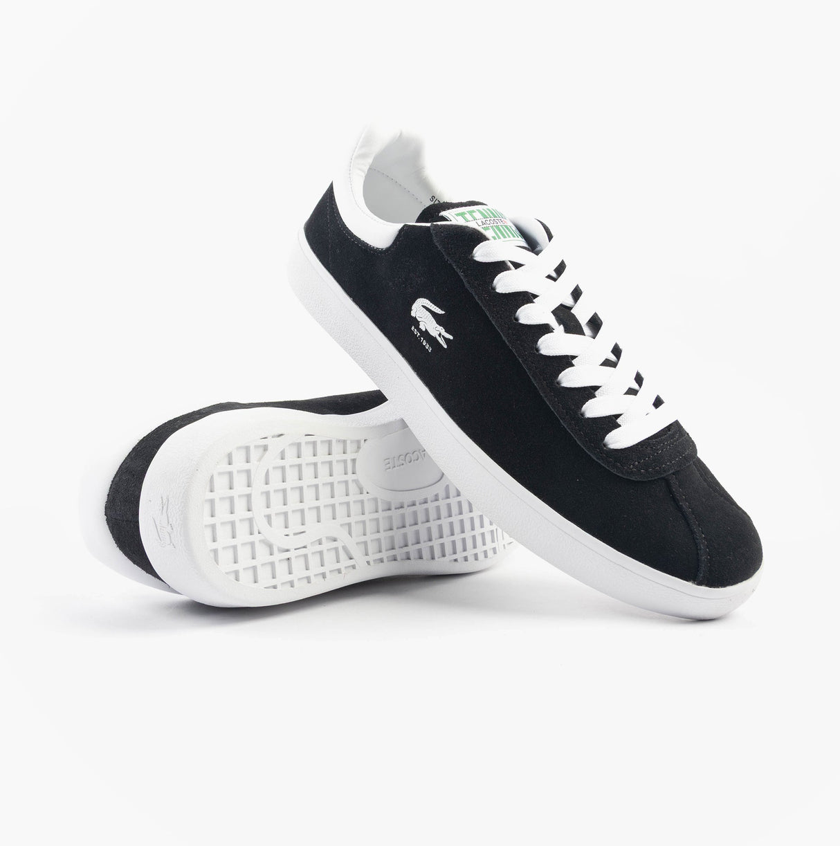 Lacoste BASESHOT Mens Trainers Black/White