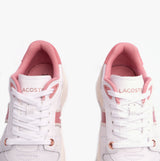 Lacoste L002 EVO 124 1 Womens Trainers White/Light Pink