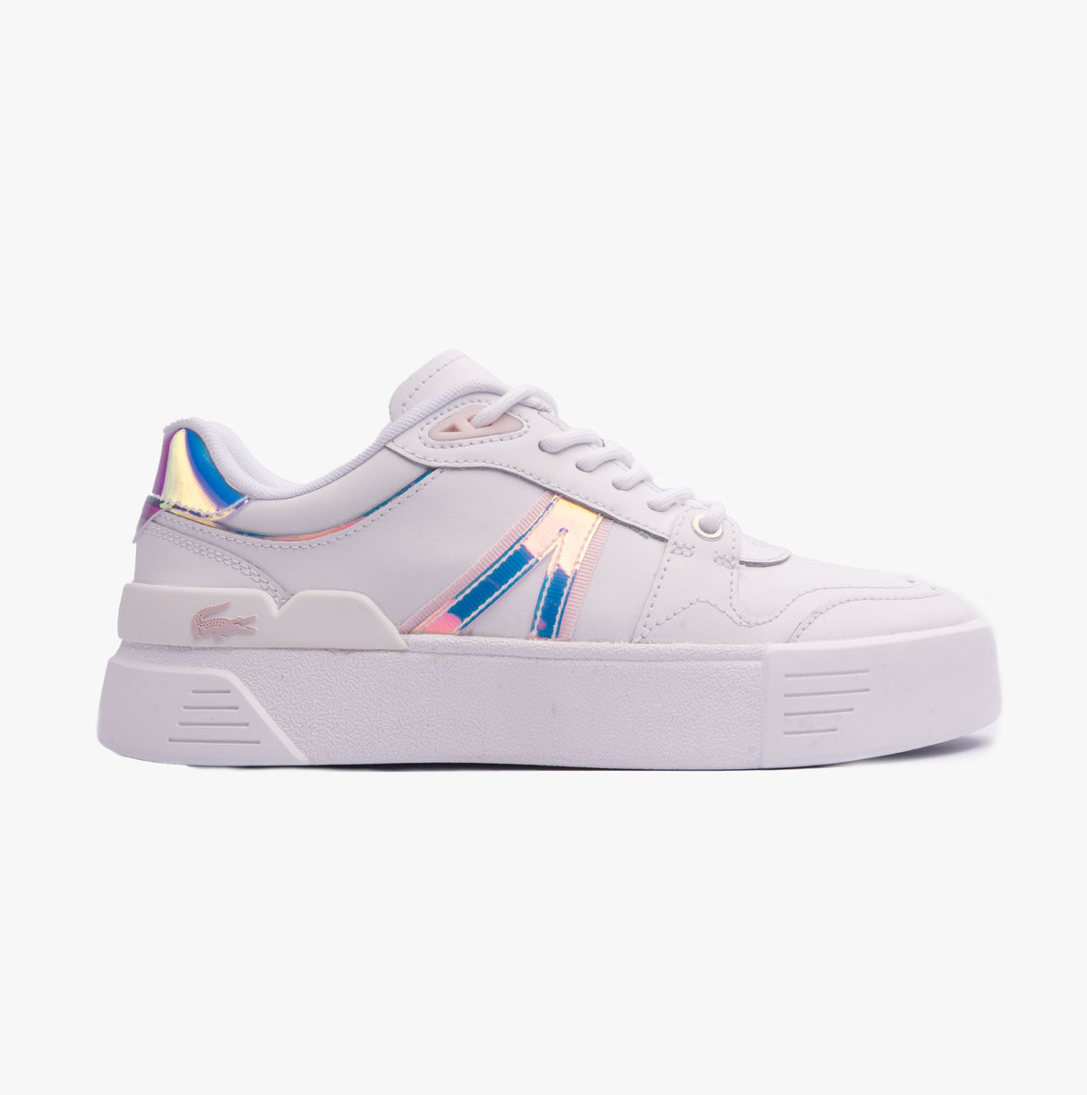 Lacoste L002 EVO 124 5 Womens Trainers White/Light Pink