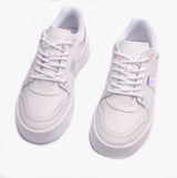 Lacoste L002 EVO 124 5 Womens Trainers White/Light Pink