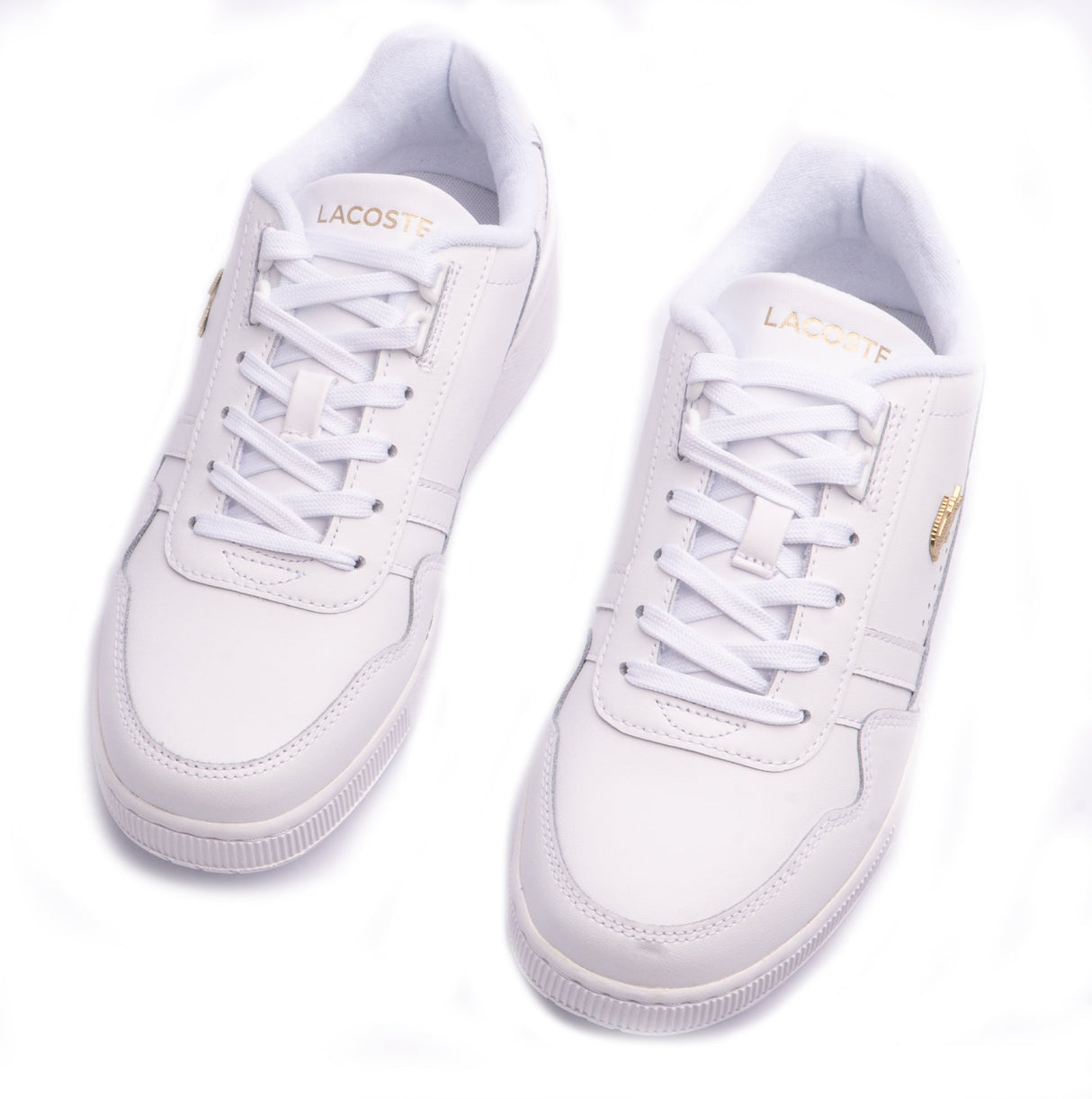Lacoste T-CLIP 124 1 Womens Trainers White/Gold