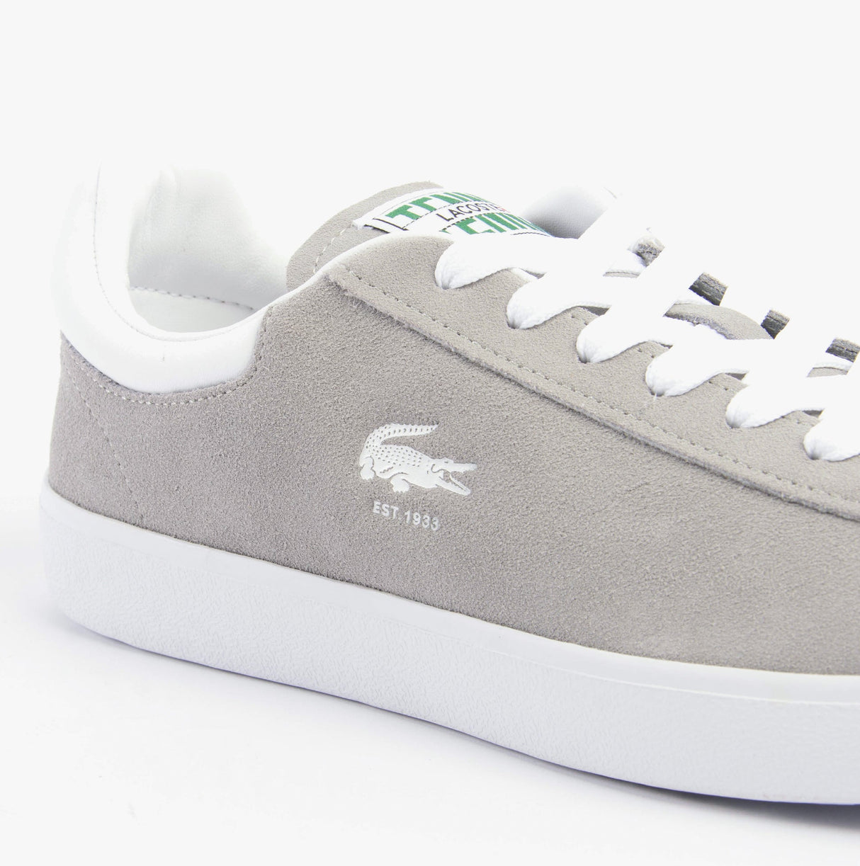 Lacoste BASESHOT Mens Trainers Grey/White