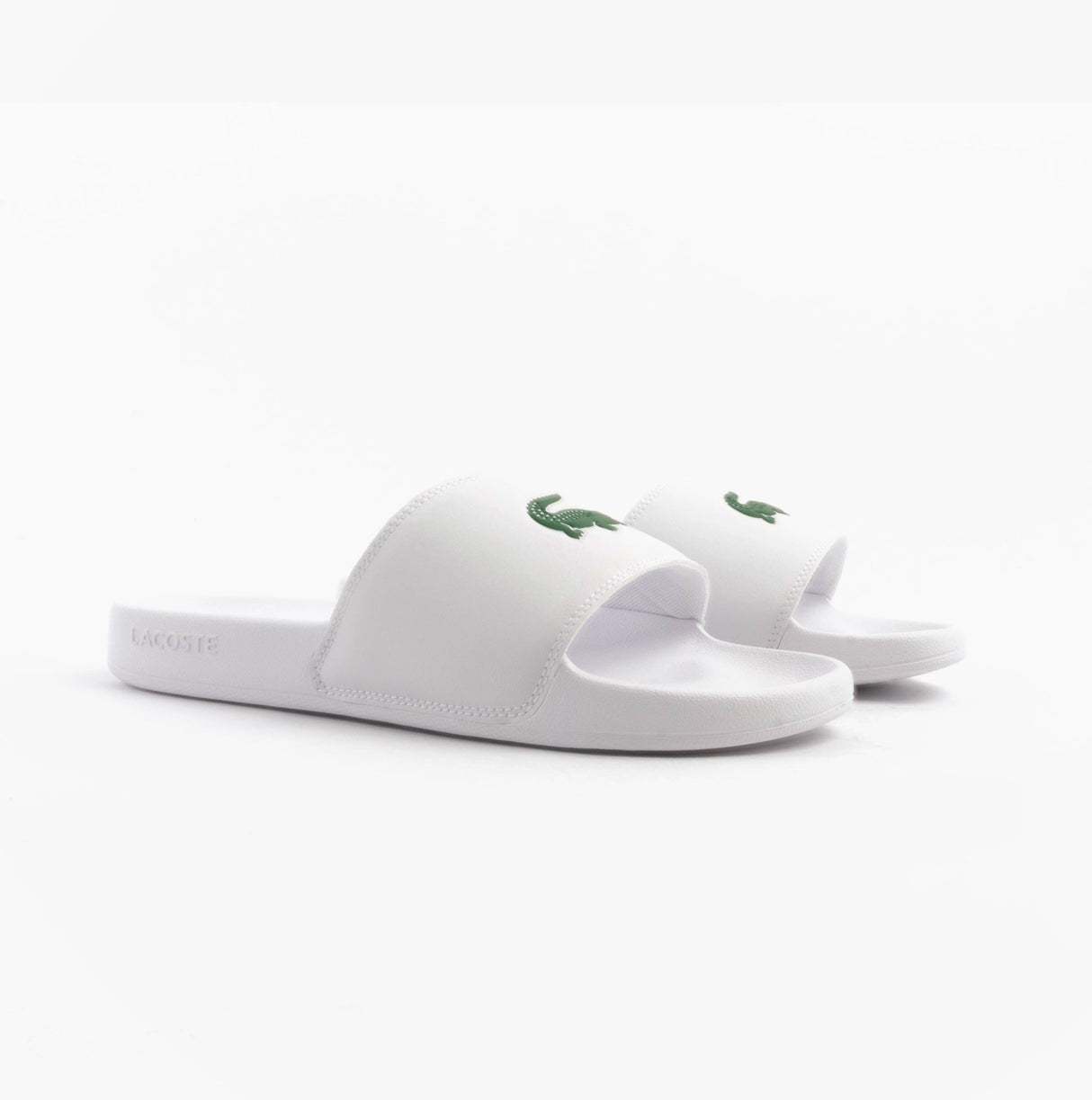 Lacoste SERVE SLIDE 0.0 Mens Slides White/Green