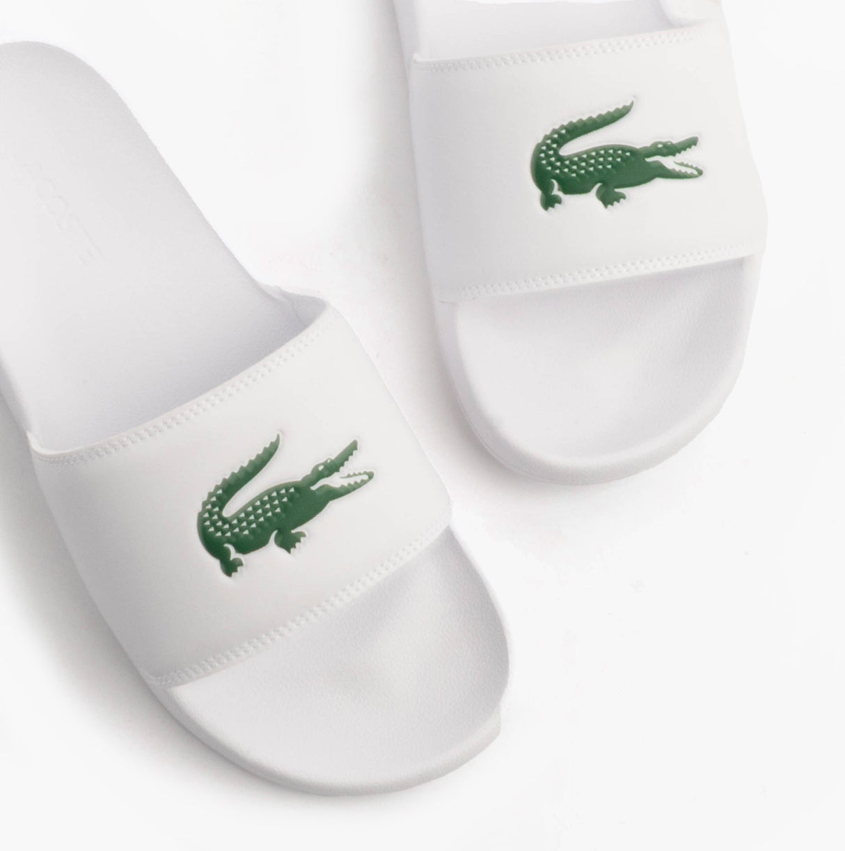 Lacoste SERVE SLIDE 0.0 Mens Slides White/Green