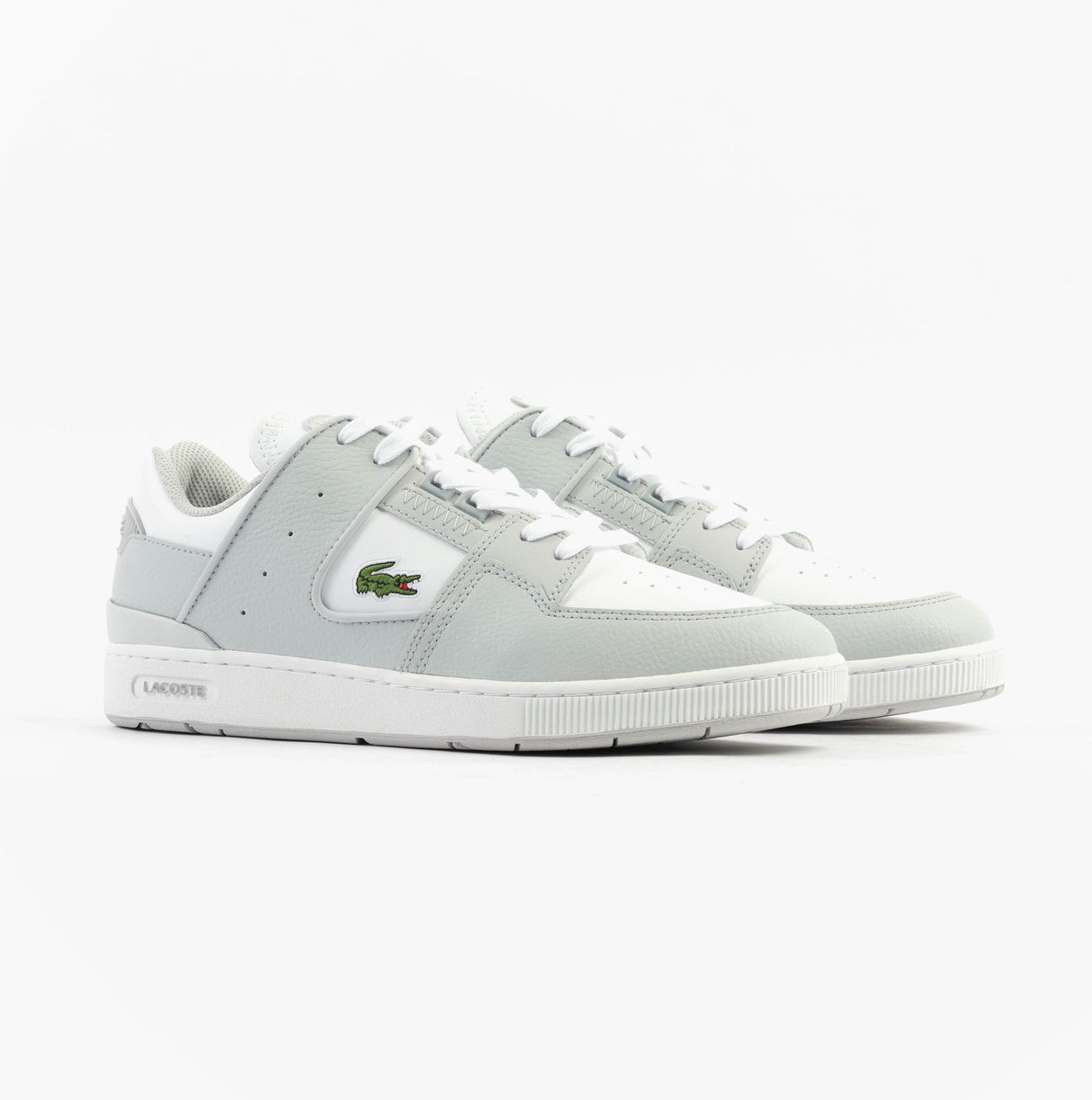 Lacoste COURT CAGE Mens Trainers Light Grey/White