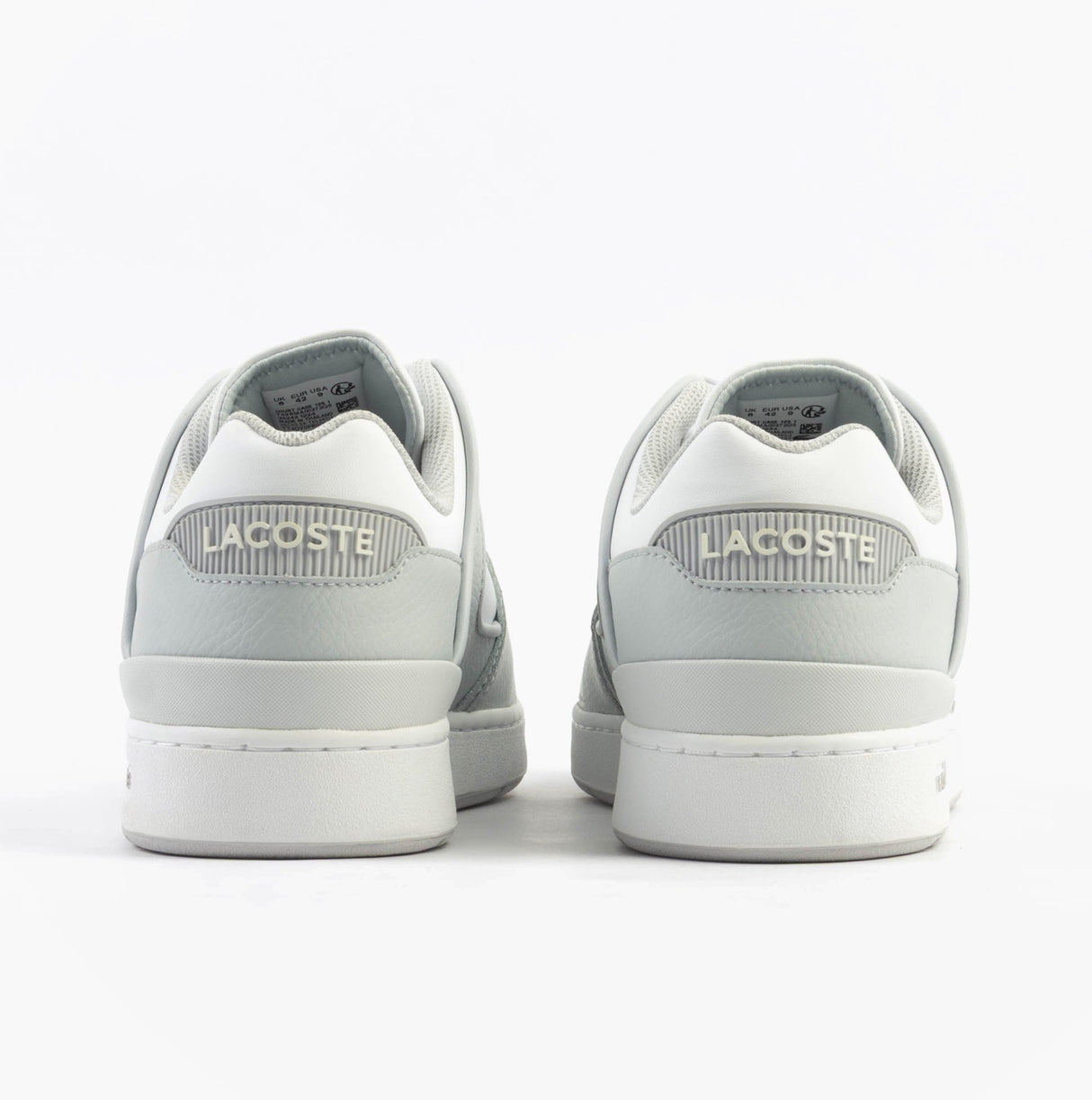 Lacoste COURT CAGE Mens Trainers Light Grey/White
