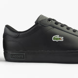 Lacoste POWERCOURT Mens Trainers Black