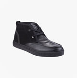 Lambretta CHUKKA Boys Ankle Boots Black