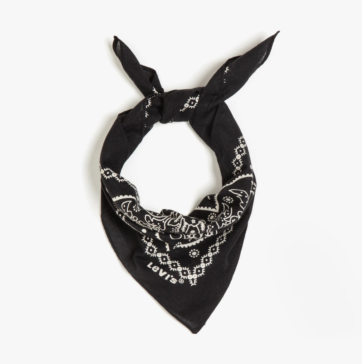 Levi's PAISLEY BANDANA Mens Scarf Black