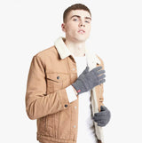 Levi's BEN TOUCH SCREEN GLOVES Mens Regular Grey