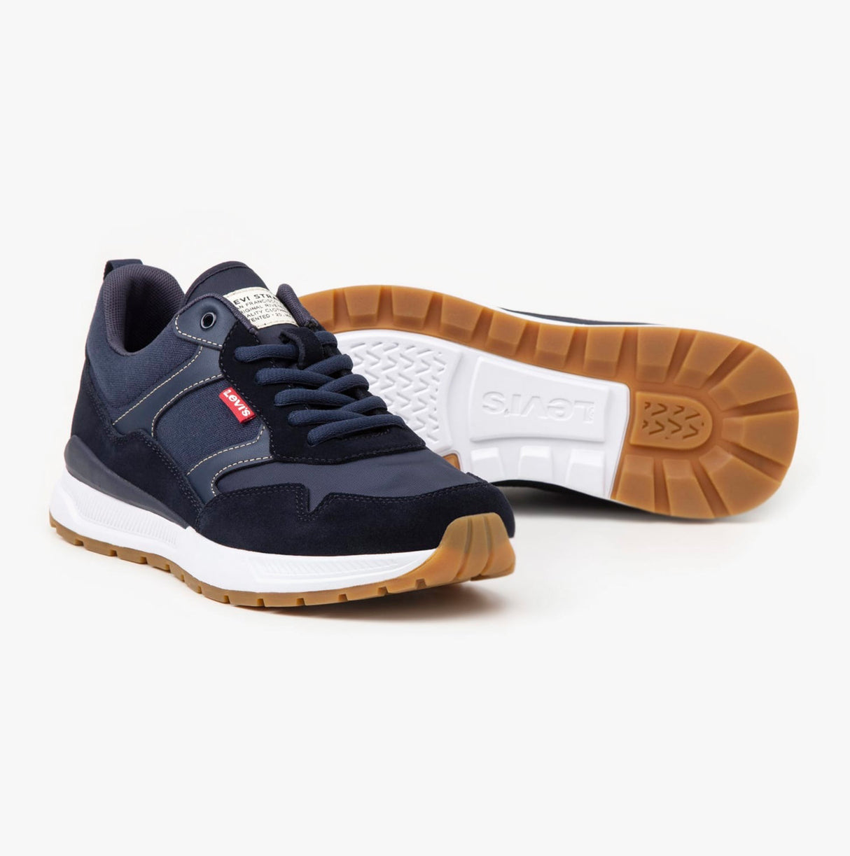 Levi's OATS REFRESH Mens Trainers Navy Blue