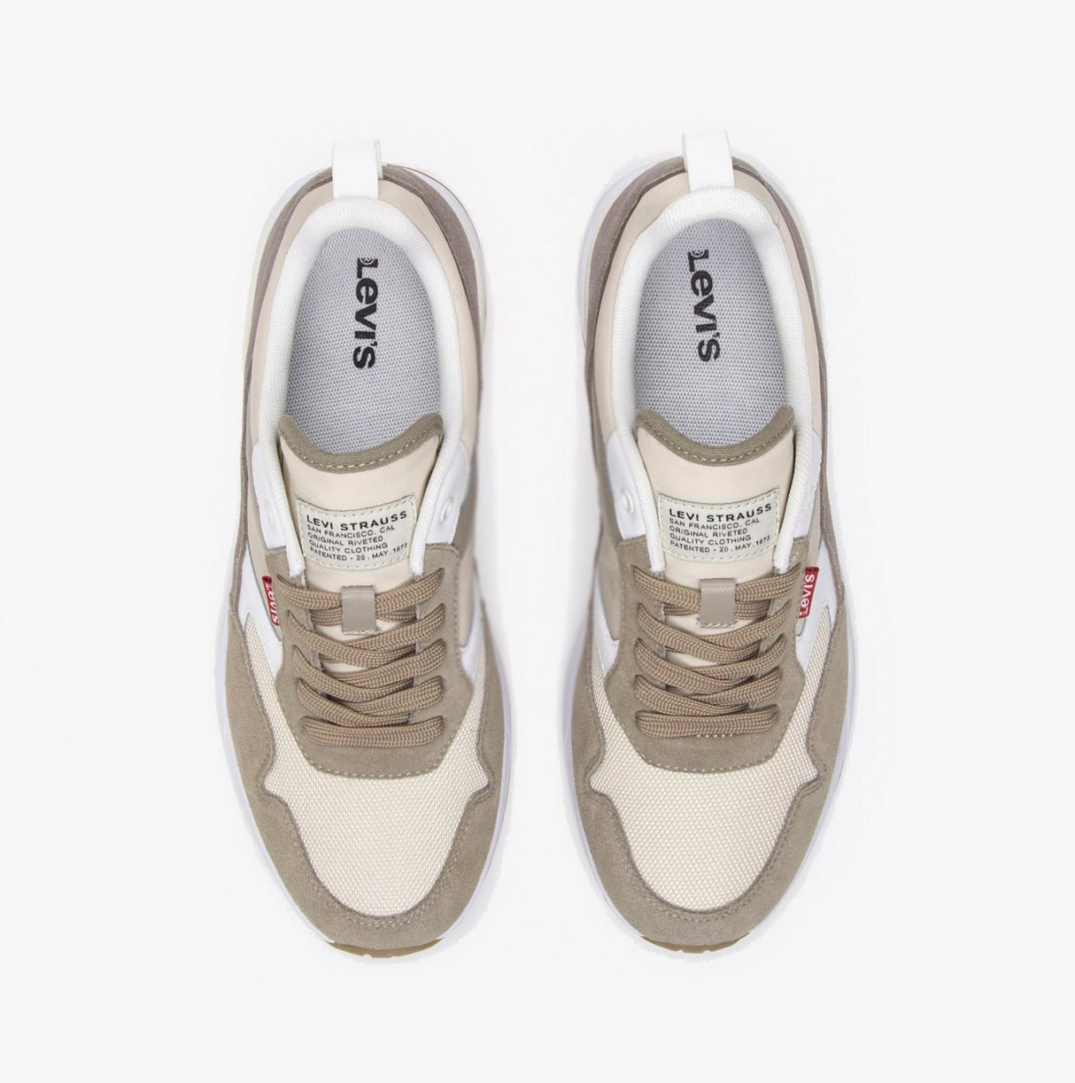 Levi's OATS REFRESH Mens Trainers Off White