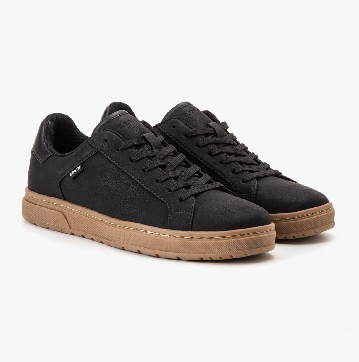Levi's PIPER Mens Trainers Black/Gum
