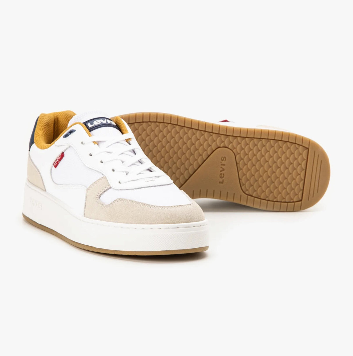 Levi's GLIDE Mens Trainers Regular White