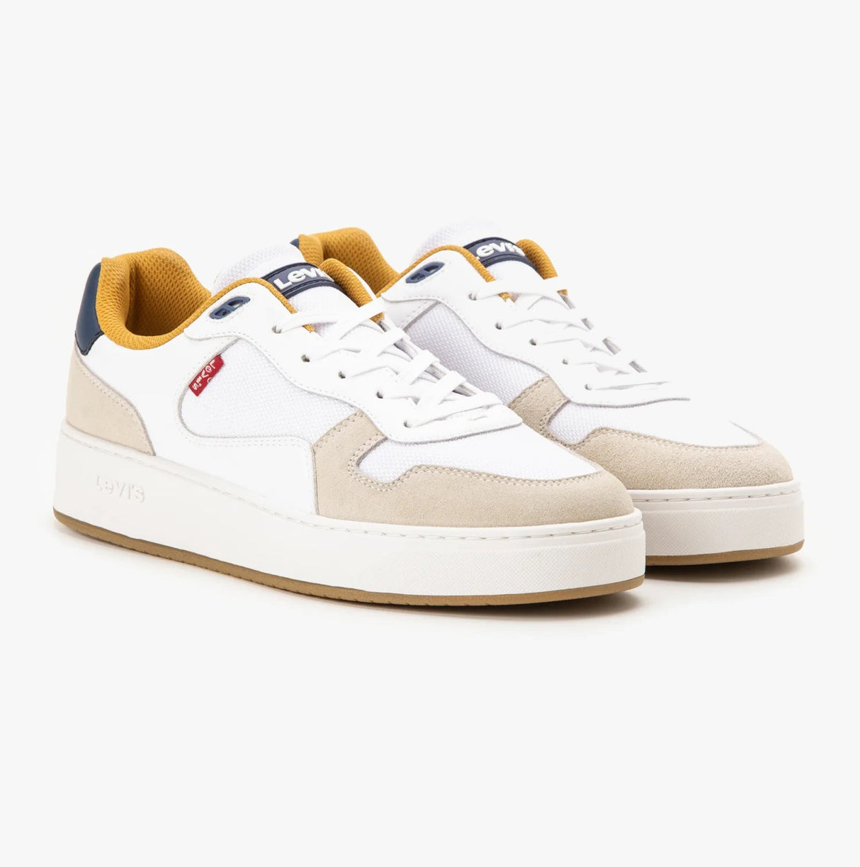 Levi's GLIDE Mens Trainers Regular White