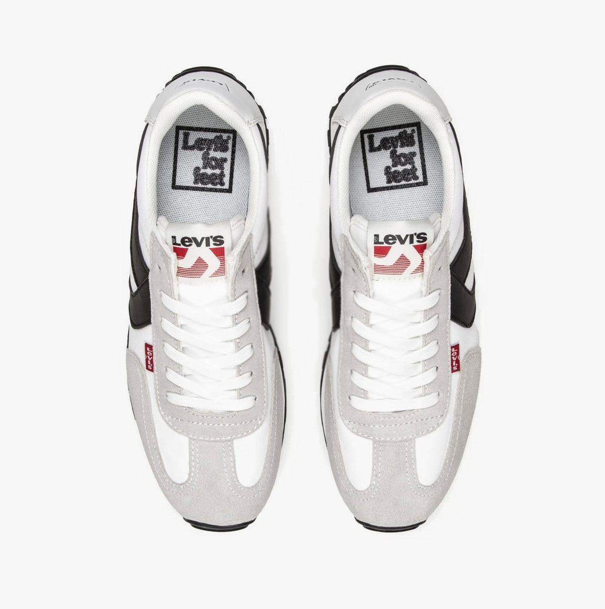 Levi's STRYDER RED TAB Mens Trainers Regular White