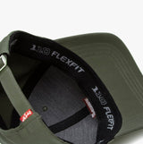 Levi's HOUSEMARK FLEXFIT Mens Cap Bottle Green
