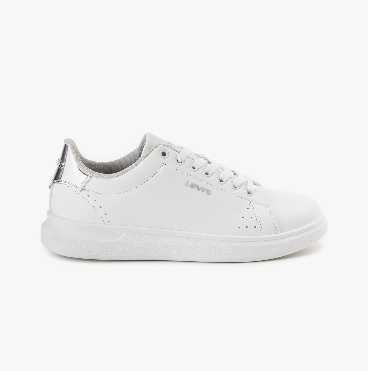 Levi's ELLIS 2.0 Womens Trainers White/Silver