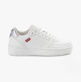 Levi's PAIGE Womens Trainers White/Silver