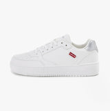 Levi's PAIGE Womens Trainers White/Silver