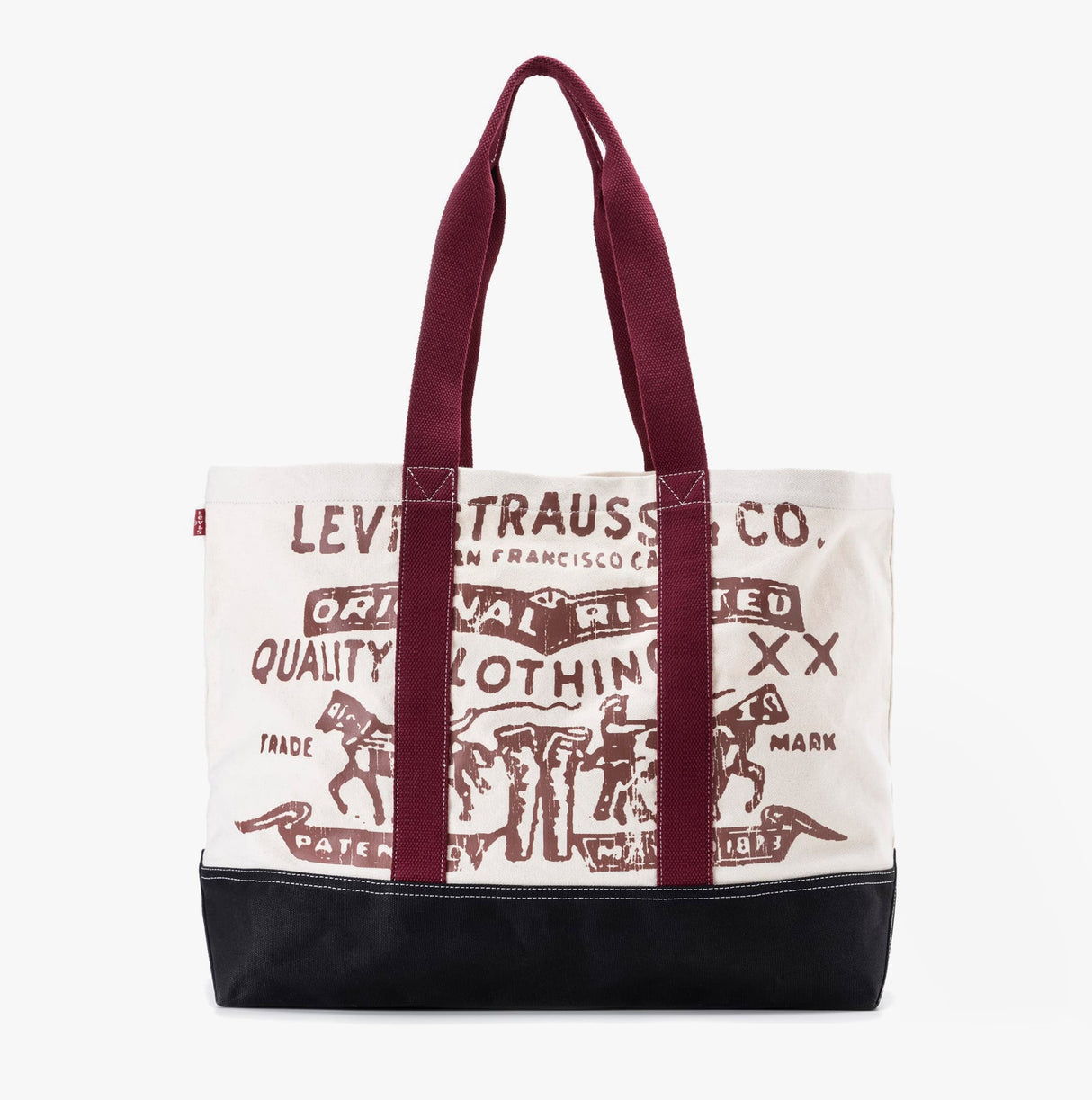 Levi's TWO HORSE TOTE-ALL Womens Tote Bag Brilliant Red