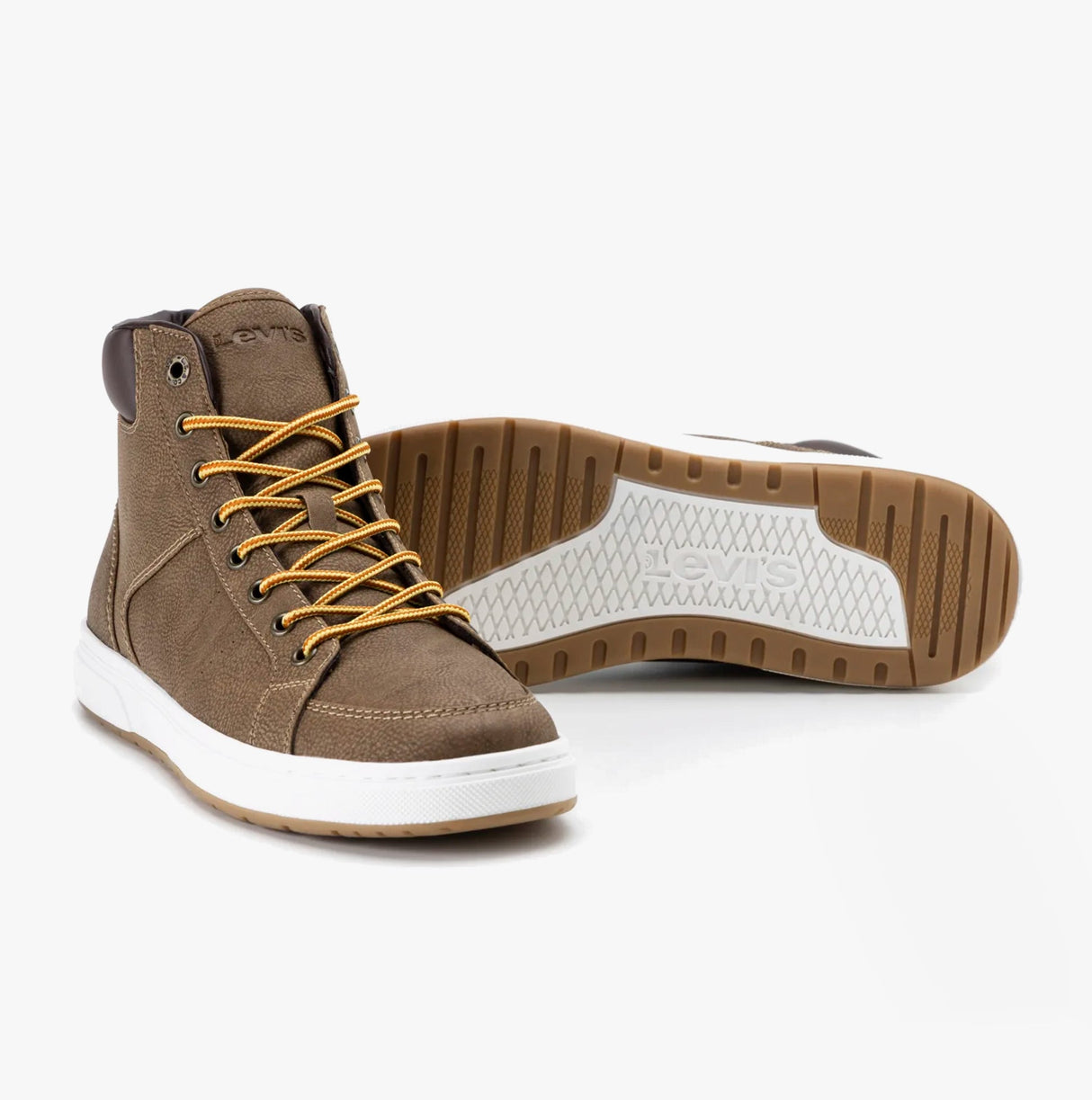 Levi's PIPER MID Mens Trainers Medium Brown