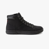 Levi's PIPER MID Mens Trainers Full Black