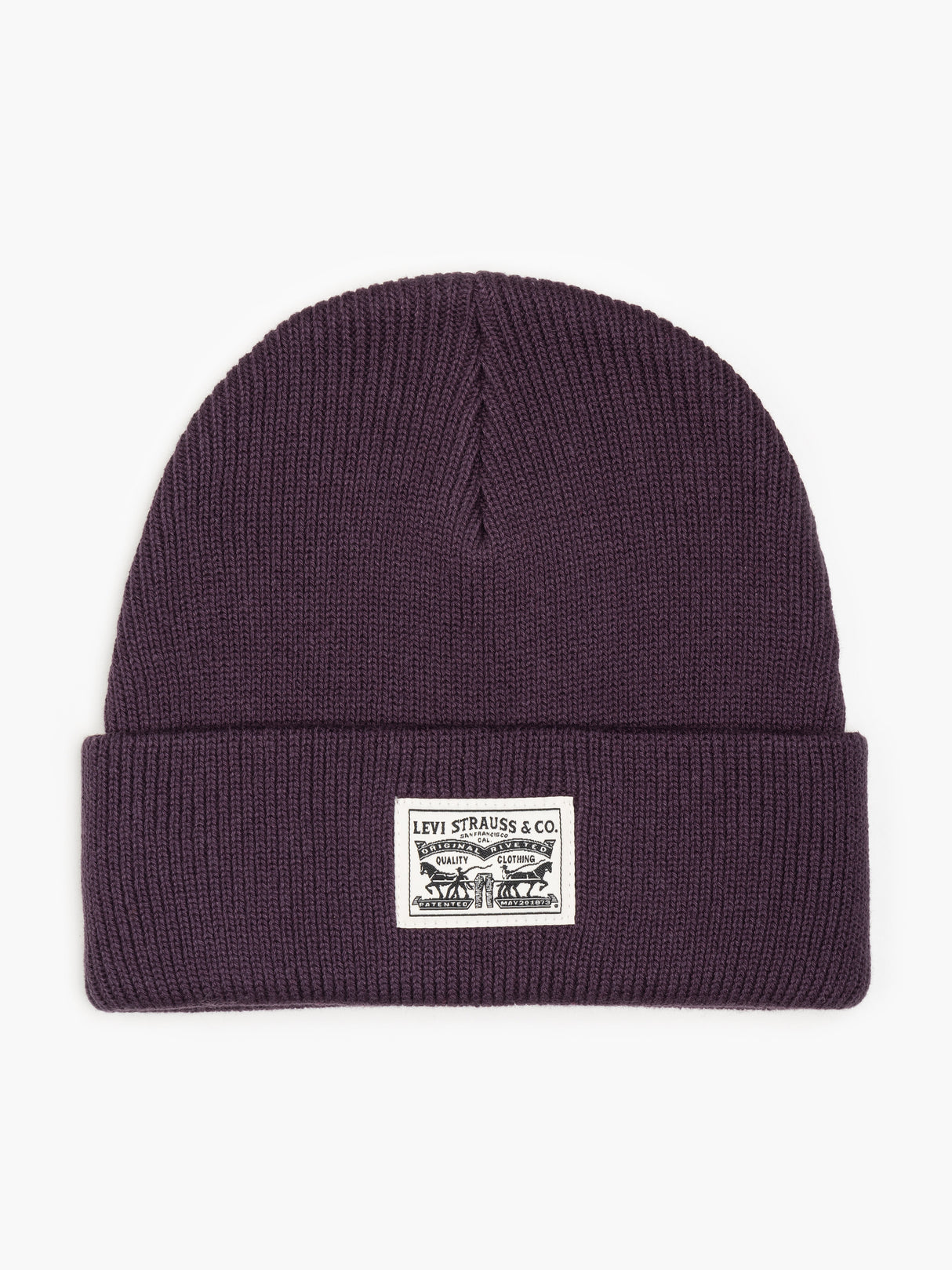 Levi's BACKPATCH BEANIE Womens Dark Purple