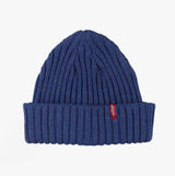 Levi's RIBBED Unisex Beanie Hat Indigo Blue