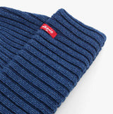 Levi's RIBBED Unisex Beanie Hat Indigo Blue