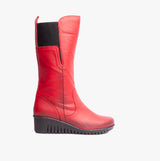 Lotus FITZGERALD Womens Tall Boots Red