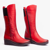 Lotus FITZGERALD Womens Tall Boots Red