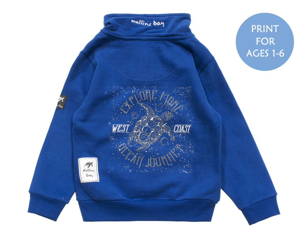 Childrens West Coast Sweatshirt - Electric Blue
