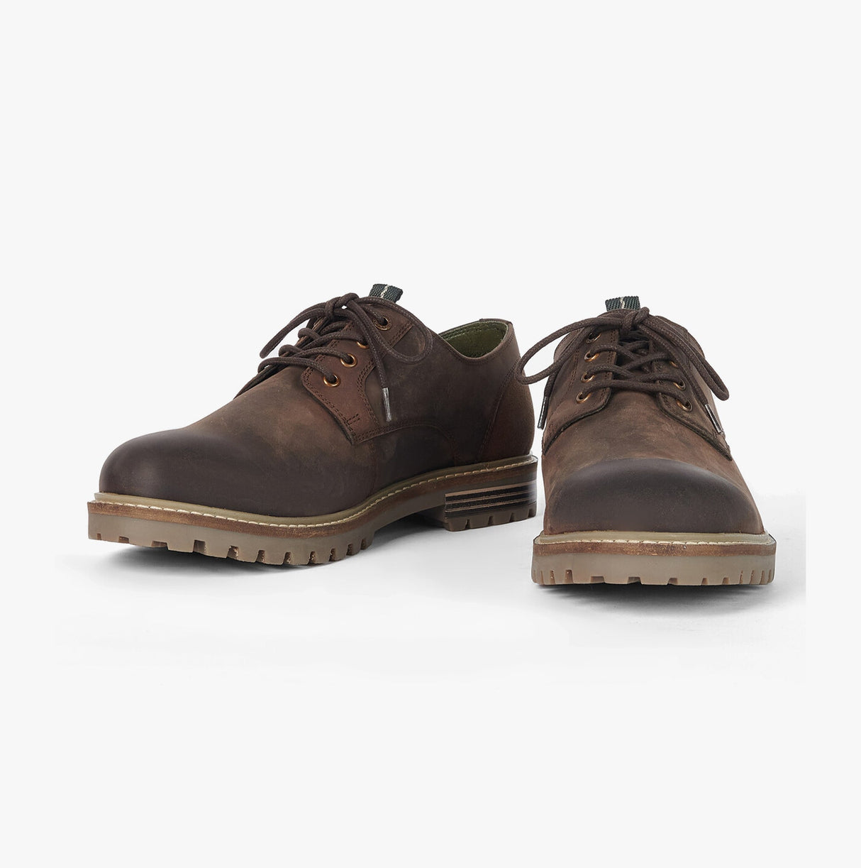Barbour SANDSTONE Mens Derby Shoes Choco