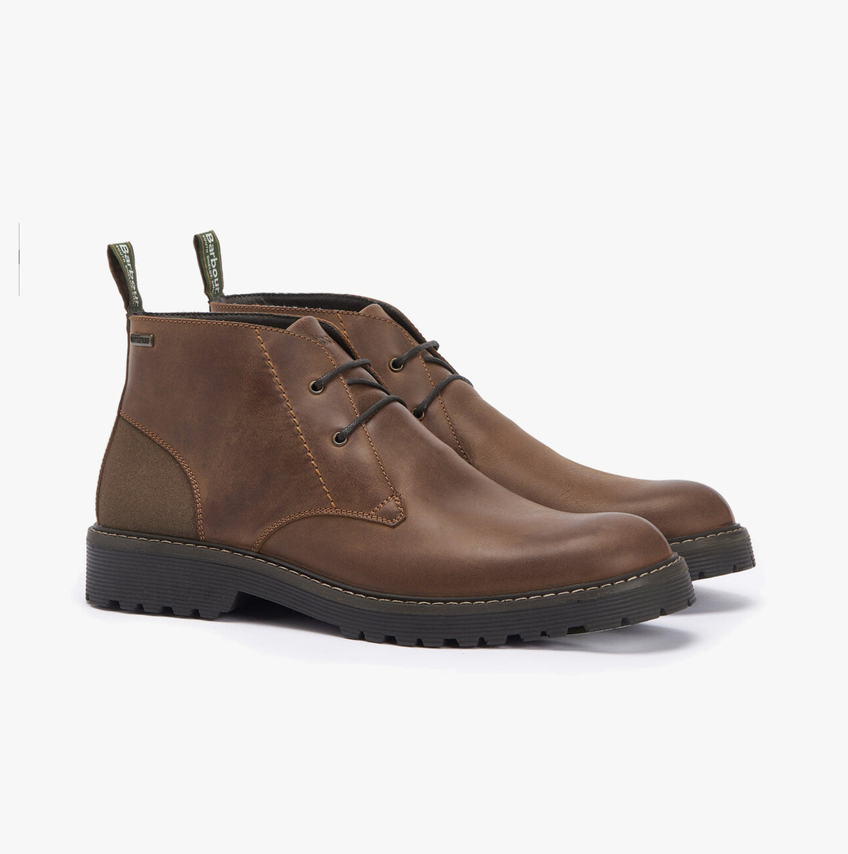 Barbour MAXWELL Mens Chukka Boots Teak